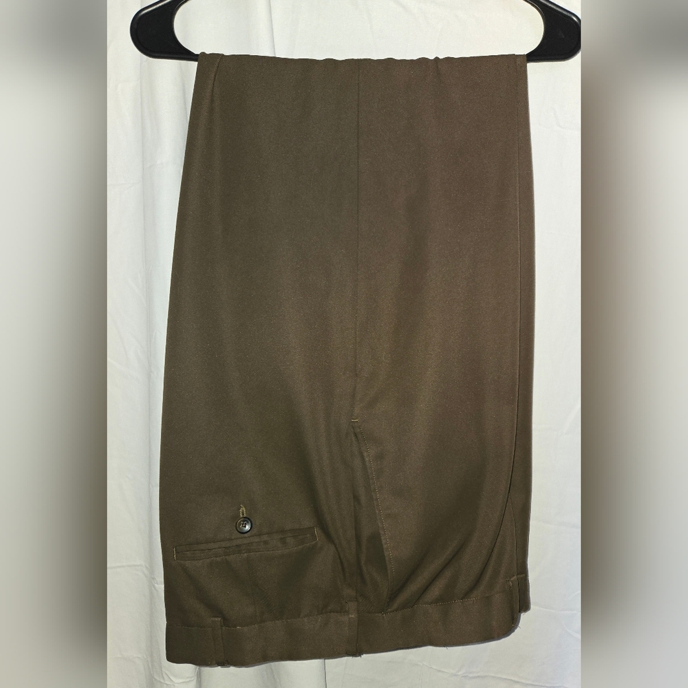 Haggar Men's Dress Pants, Brown, Size 38 X 29.